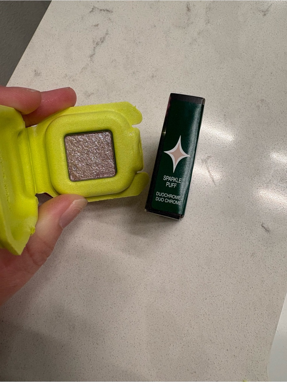 Half Magic Duo Chrome Eyeshadow - Sparkle Puff